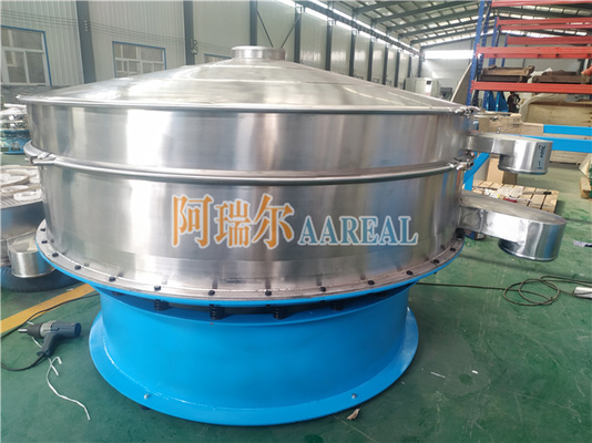 Khả năng lớn 2000mm một tầng Stainless Steel 304 Rotary Vibrating Screen để cải thiện tạp chất bột PVC