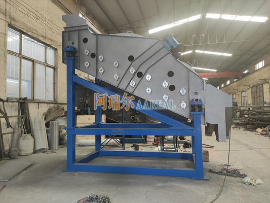 Màn hình rung tần số cao bằng thép không gỉ cấp thực phẩm 1200*3600mm cho đường hạt trắng