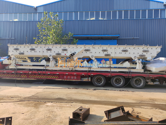 1.6m chiều rộng 18.5 dài hiệu suất cao thép không gỉ không cân bằng máy vận chuyển rung cho đường thô