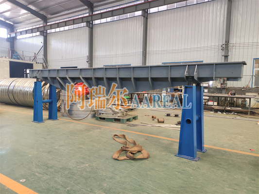 Long Distance Trough Type Vibratory Conveyor For High Temperature Furnace Load High Titanium Slag Conveying (Động cơ vận chuyển sủi titan cao nhiệt độ)