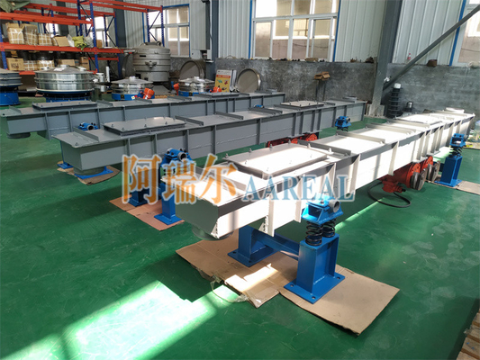 Long Distance Trough Type Vibratory Conveyor For High Temperature Furnace Load High Titanium Slag Conveying (Động cơ vận chuyển sủi titan cao nhiệt độ)