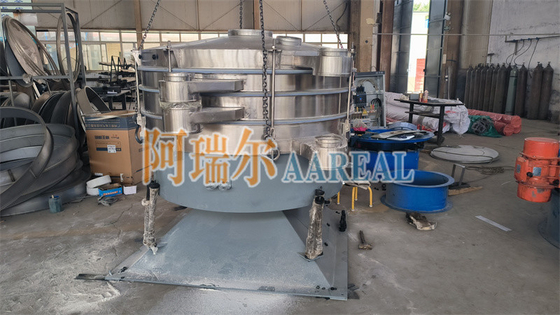 Máy sàng lọc ống nhựa nhiều tầng bằng thép cacbon 1500mm để phân loại cát silic cao độ chính xác sàng lọc Capacity lớn
