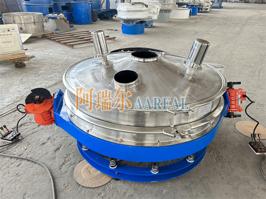Hiệu suất cao 400mm ~ 1500mm thép không gỉ 304 Profile thấp dòng chảy thông qua bộ tách Inline màn hình rung cho vật liệu pin Lithium lót với Teflon Carbide