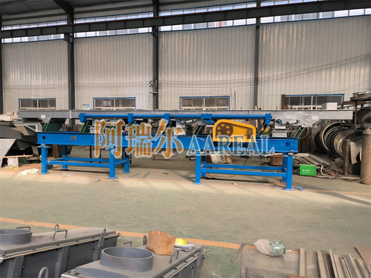 Thép không gỉ Teflon phủ lá mùa xuân cân bằng vận chuyển xoắn ốc rung cho sản phẩm cao su tự nhiên với chức năng làm mát