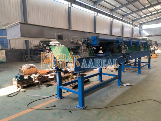 Long Distance 600mm Width Stainless Steel 304 Leaf Spring Eccentric Balanced Vibratory Conveyor cho 25 tấn mỗi giờ vận chuyển muối