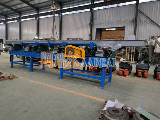Thép không gỉ Teflon phủ lá mùa xuân cân bằng vận chuyển xoắn ốc rung cho sản phẩm cao su tự nhiên với chức năng làm mát