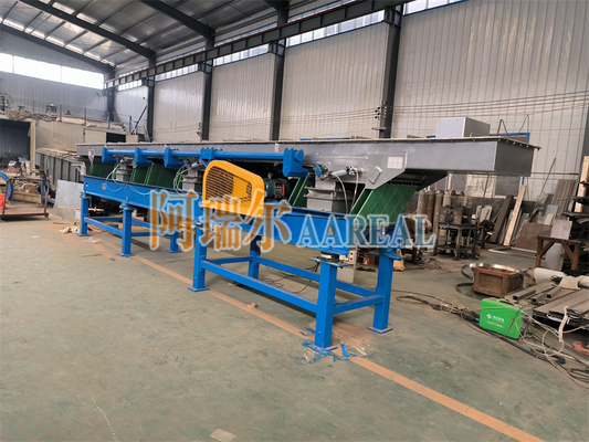 Thép không gỉ Teflon phủ lá mùa xuân cân bằng vận chuyển xoắn ốc rung cho sản phẩm cao su tự nhiên với chức năng làm mát