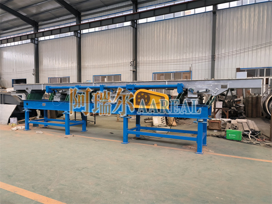 Thép không gỉ Teflon phủ lá mùa xuân cân bằng vận chuyển xoắn ốc rung cho sản phẩm cao su tự nhiên với chức năng làm mát