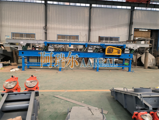 Hiệu quả cao tiết kiệm năng lượng nhẹ đến trung bình công suất thép không gỉ 304 lá mùa xuân đặc biệt cân bằng Vibratory conveyor cho nhựa hạt vận chuyển