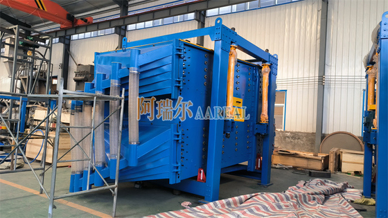 Ceramic Proppant Industrial Gyratory Sifter 10-15 TPH Công nghệ sàng lọc Duplex