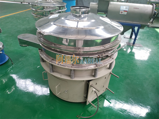 Thép không gỉ hiệu suất cao Capacity lớn 1800 RPM Rotary Vibrating Sieve cho bột kim loại