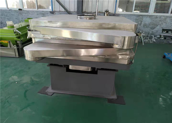 Máy lọc bột thủy tinh Tumbler Swinging Sieve với đầu ra lớn