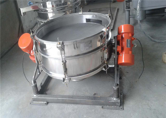 Hình tròn Vibro Screen Machine Flow Thru Separator cho bột silicon dioxide