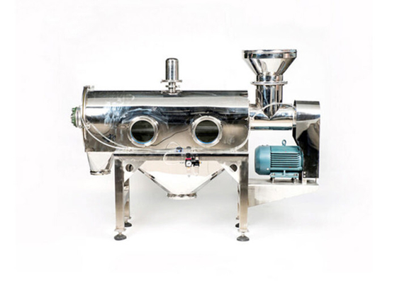 Máy lọc xoay trung tâm (centrifugal rotary sifter) màn hình lưu lượng không khí ngang cho bột mỹ phẩm