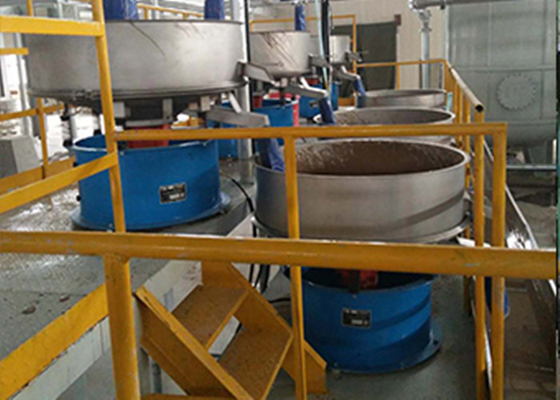 Máy tách chất lỏng rắn xoay xoay, Chất lọc bùn gốm