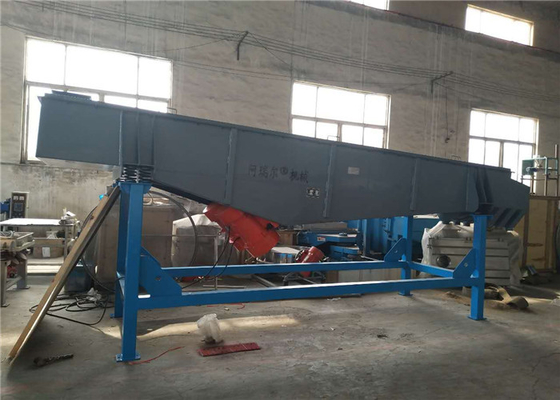 Blasting Shot Rectangular Vibrating Screen Machine với hai động cơ rung động