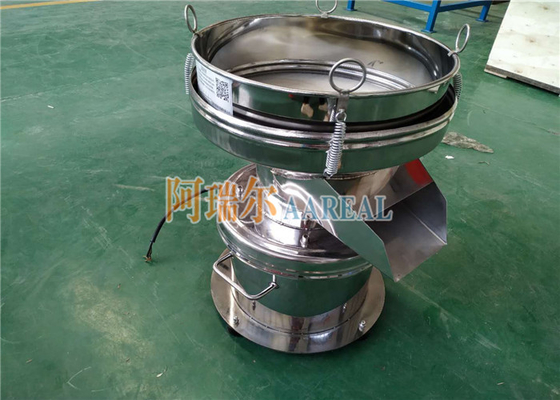 Kích thước nhỏ Hiệu suất cao 450mm Stainless Steel 304 Vibrating Filter Sieve Để lọc sữa đậu nành nóng