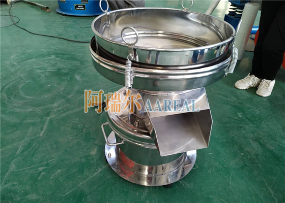 Thép không gỉ 304 không ồn 450mm kích thước nhỏ Rotary Vibrating Filter Sieve cho sữa đậu nành
