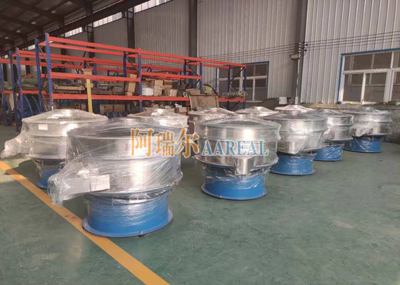 Chiều kính 1200mm SUS Máy sàng lọc rung động cho sắc tố oxit sắt