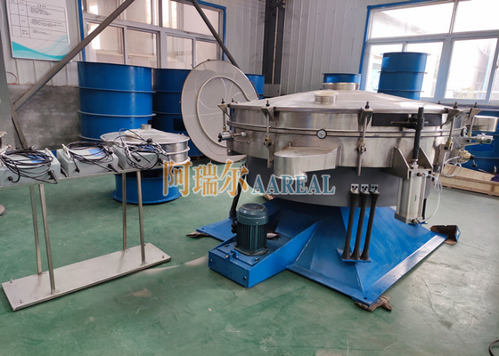 2000mm SUS siêu âm Tumbler máy sàng lọc cho 100 lưới cát silic