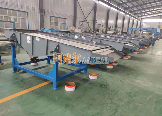 900 * 3000mm Single Deck hình chữ nhật đường dây rung màn hình cho sàng lọc hạt PVC