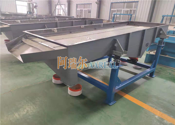 900 * 3000mm Single Deck hình chữ nhật đường dây rung màn hình cho sàng lọc hạt PVC