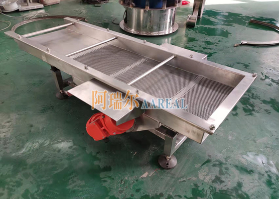 Năng suất cao thép không gỉ hai sàn nhựa hạt mốc xoáy xoáy xoáy hình chữ nhật bộ tách xoáy xoáy cho hạt nhựa PE với tấm xoáy xoáy lỗ