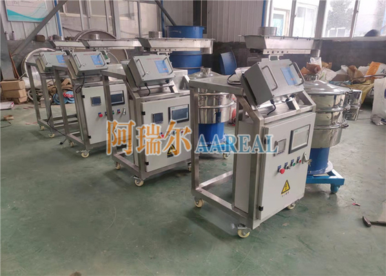 Hệ thống cho ăn và sàng lọc thông minh thép không gỉ loại thực phẩm cho bột