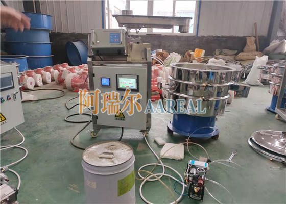 Hệ thống cho ăn và sàng lọc thông minh thép không gỉ loại thực phẩm cho bột