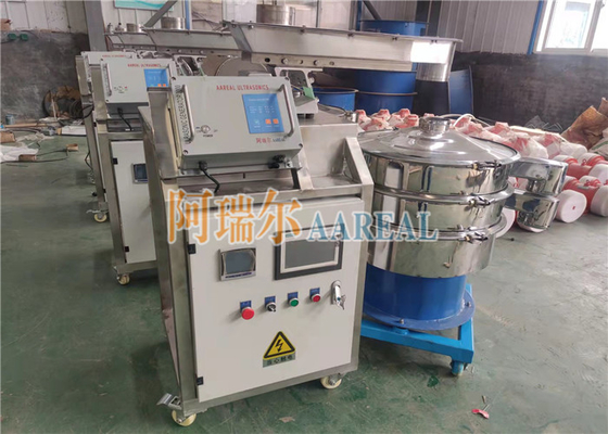 Hệ thống cho ăn và sàng lọc thông minh thép không gỉ loại thực phẩm cho bột