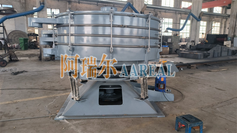 Máy sàng lọc ống nhựa nhiều tầng bằng thép cacbon 1500mm để phân loại cát silic cao độ chính xác sàng lọc Capacity lớn