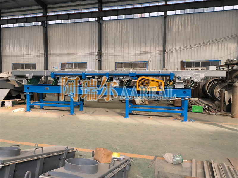 Thép không gỉ Teflon phủ lá mùa xuân cân bằng vận chuyển xoắn ốc rung cho sản phẩm cao su tự nhiên với chức năng làm mát