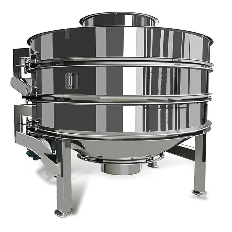 Máy sàng rung chuyển động ba chiều, bề mặt hoàn thiện gương, dùng để phân loại và xử lý vật liệu