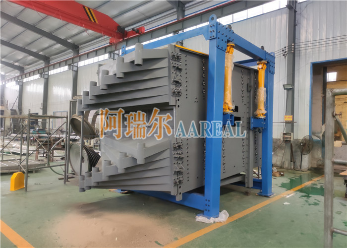 10 ~ 15 tấn / giờ 1 ~ 5 boong Calcite Gyratory Sifter Screener cho sàng lọc mịn với dung lượng lớn Độ chính xác cao Thay thế màn hình dễ dàng