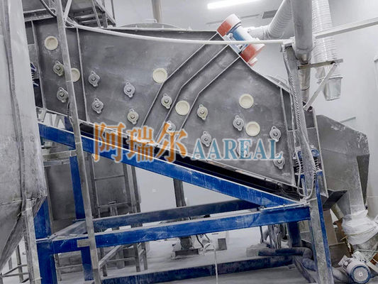 Màn hình rung tần số cao bằng thép không gỉ cấp thực phẩm 1200*3600mm cho đường hạt trắng
