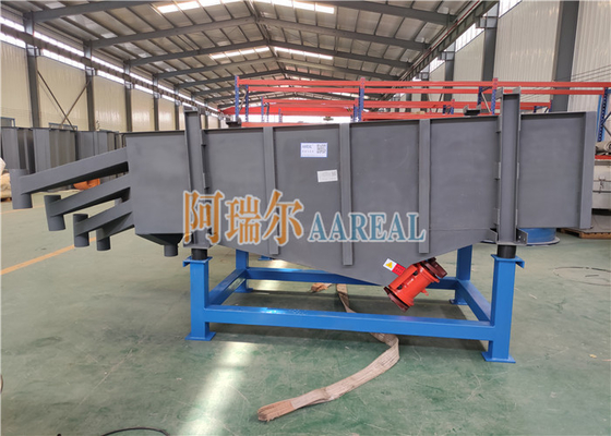 Máy tách màn hình rung trực tuyến hình chữ nhật đa tầng để sàng lọc vật liệu lửa