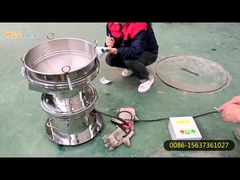 Thép không gỉ 304 không ồn 450mm kích thước nhỏ Rotary Vibrating Filter Sieve cho sữa đậu nành
